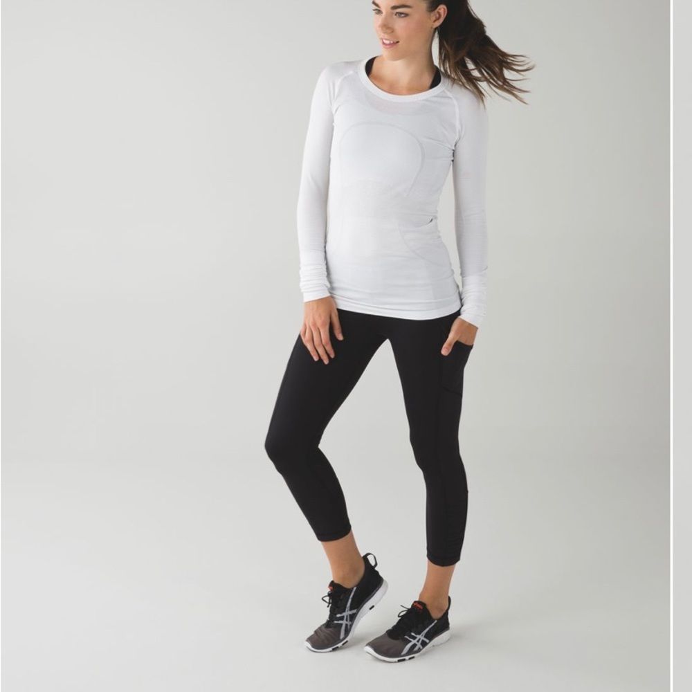 Lululemon Black Speed Tight Crop Leggings